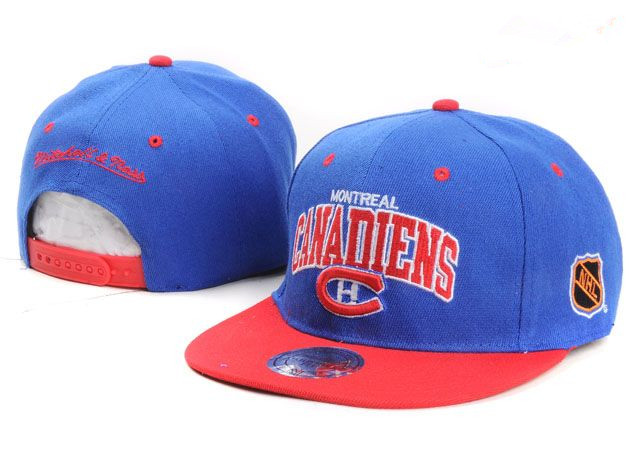 NHL Montreal Canadiens M&N Snapback Hat NU01